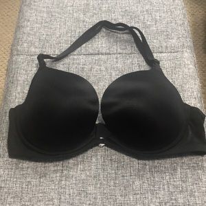 Victoria's Secret Very Sexy Plunge Black Halter Bra
